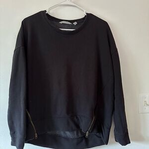 Athleta | Crewneck Zipper Detail Sweatshirt Size Small #1-0021